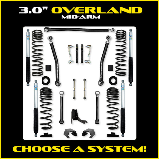 Gladiator 3.0 Inch Overland System