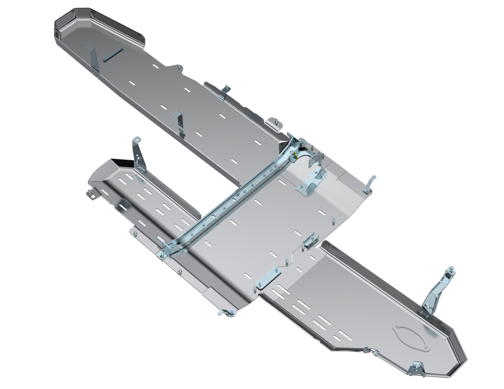 JT Gladiator Full Bellypan With Oil Door - 3.0L Diesel Aluminum Artec Industries