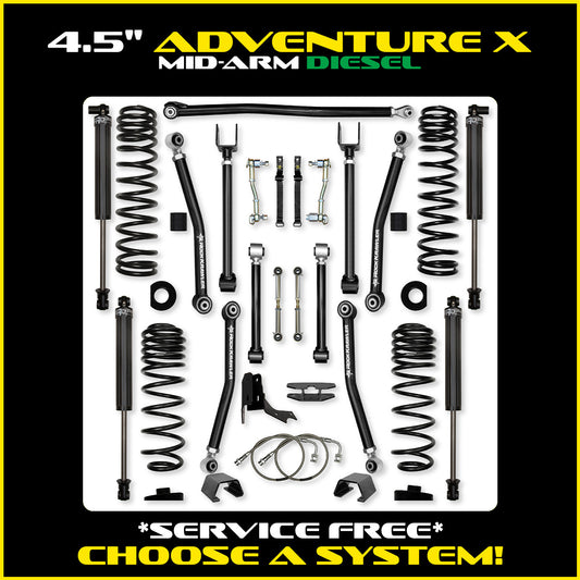 Gladiator 4.5 Inch Adventure X System Diesel Model
