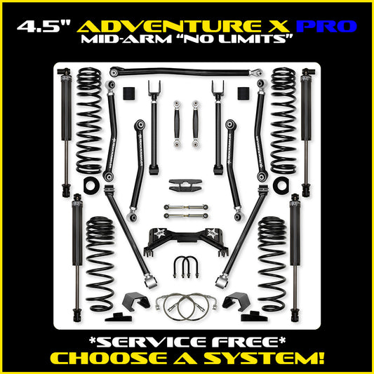 Gladiator 4.5 Inch Adventure X PRO "No Limits" System