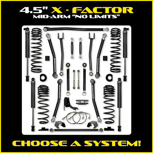 Gladiator 4.5 Inch X Factor "No Limits" System