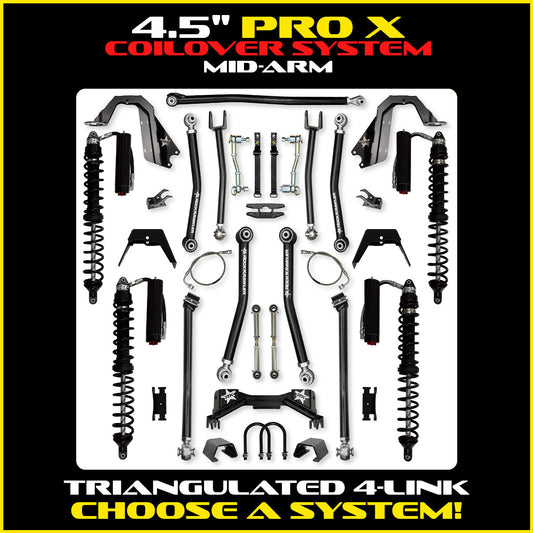 Gladiator 4.5 Inch Adventure X PRO Coil Over System