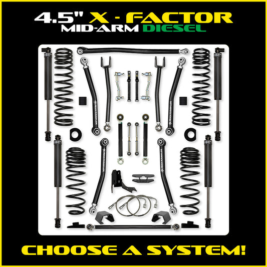 Gladiator 4.5 Inch X Factor System Diesel Model