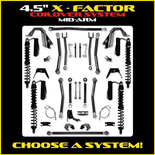 Gladiator 4.5 Inch X Factor Coil Over System