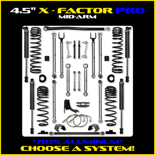Gladiator 4.5 Inch X Factor Pro Aluminum System