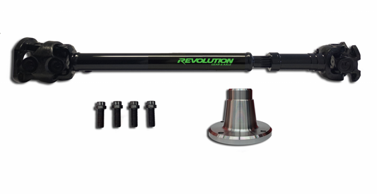 Jeep Wrangler JK Front 1350 CV Driveshaft 2 or 4 Door Flange Style Revolution Gear