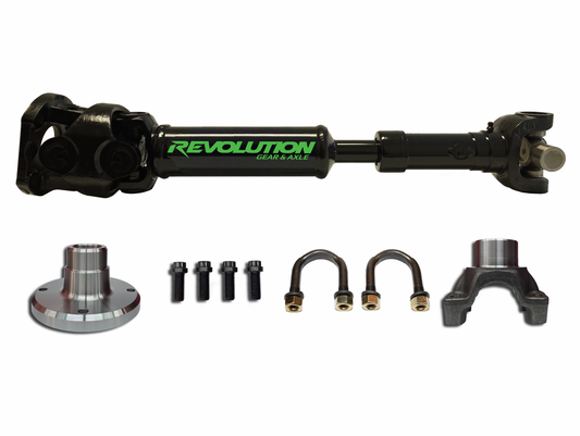 Jeep Wrangler JK Rear 1350 CV Driveshaft 2 Door with Pinion Yoke Revolution Gear