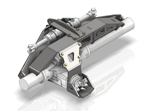 Axle Truss with Steering Ram Mount for ECGS 14 Bolt Rear Steer