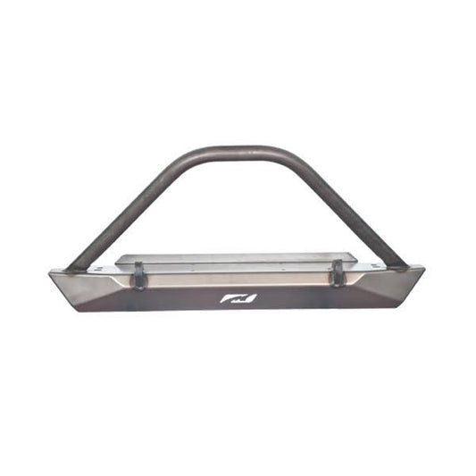 Jeep YJ / TJ / LJ Mid-Width Front Bumper W/Stinger Bare Steel Motobilt