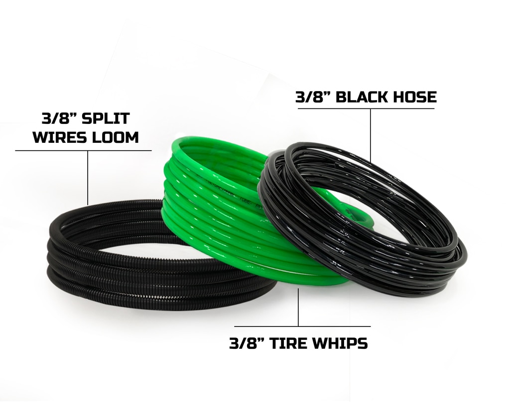 On Board Tire Inflator HOSE 17'  With Adapters For Jeep 4x4 Hummer Off-road