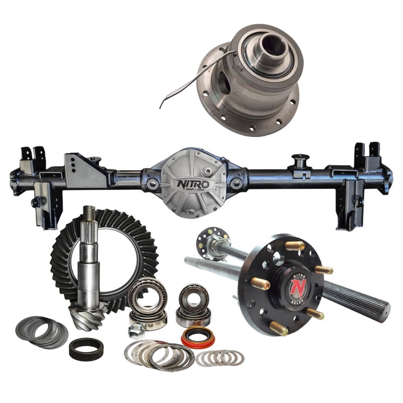 Dana 44 JK Rear Axle Assembly  Gears 30 Spline Nitro Gear and Axle |  Krawl Off Road