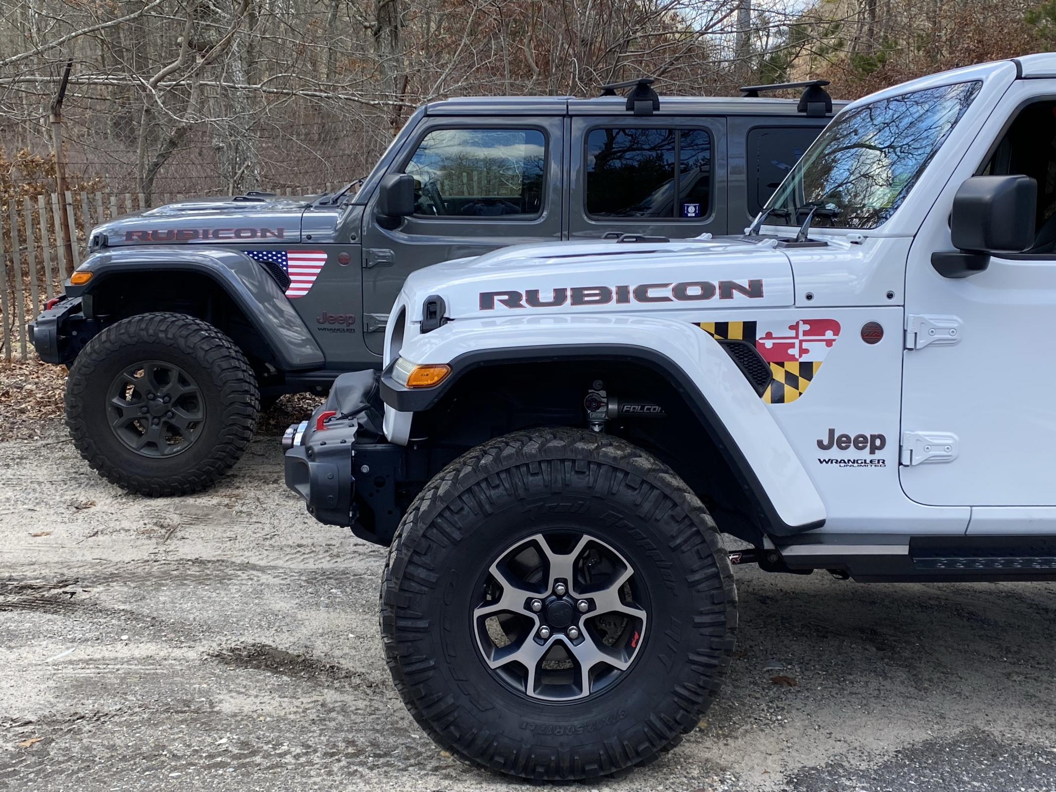 Jeep Fender Vent Decals 2 Piece Maryland State For 18-Pres Wrangler  JL/Gladiator Under The Sun Inserts | Krawl Off Road